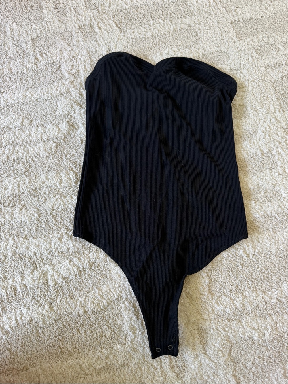 Anf black tube top bodysuit